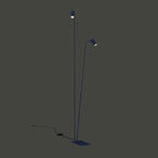Nowodvorski Lampa podłogowa MONO 10W only LED 220-230 50/60 - Stal lakierowana - Granatowy 12622