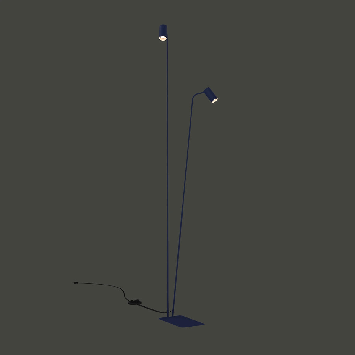 Nowodvorski Lampa podłogowa MONO 10W only LED 220-230 50/60 - Stal lakierowana - Granatowy 12622