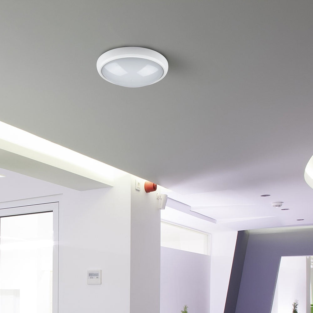 8W Plafon Owalny / IP54 / Barwa:4000K / Obudowa: Biała