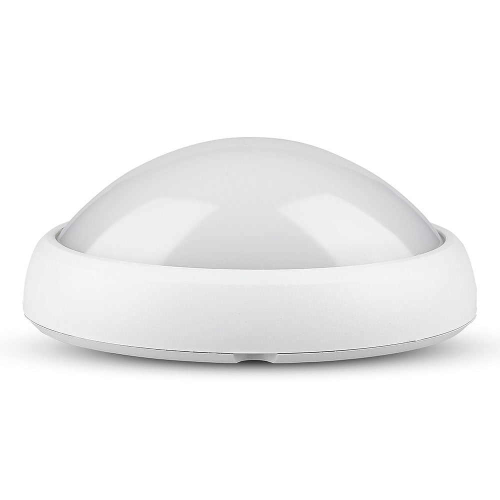 8W Plafon Owalny / IP54 / Barwa:6400K / Obudowa: Biała