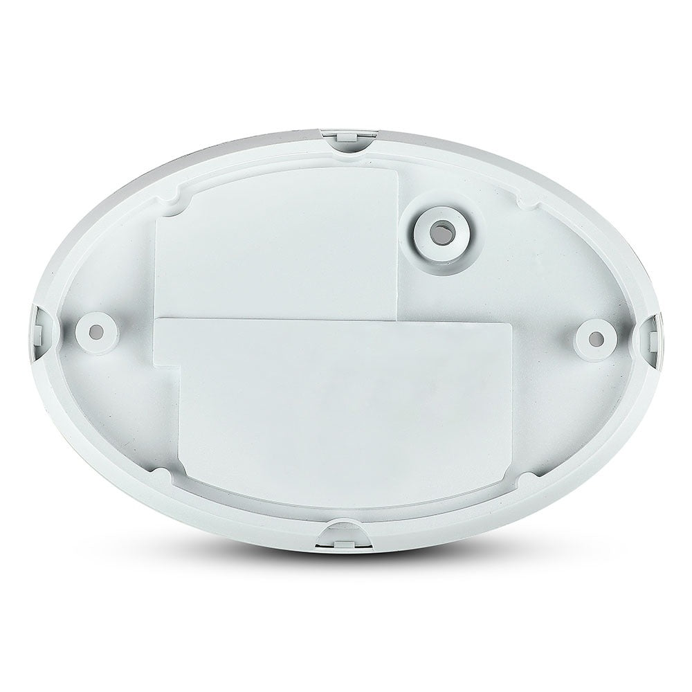 8W Plafon Owalny / IP54 / Barwa:6400K / Obudowa: Biała
