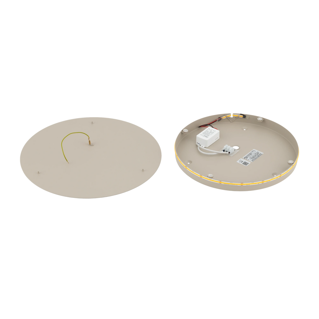 Nowodvorski Kinkiet RING LED 13W 220-230 50/60 - Stal lakierowana - Beżowy 12654