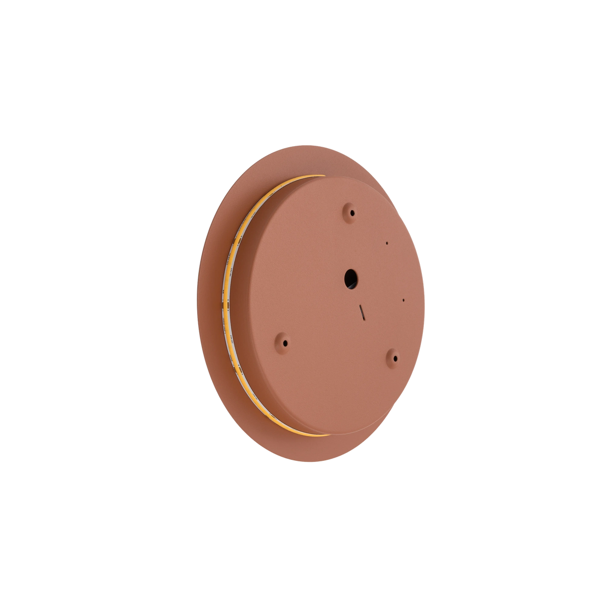 Nowodvorski Kinkiet RING LED 10W 220-230 50/60 - Stal lakierowana - Terakota 12658