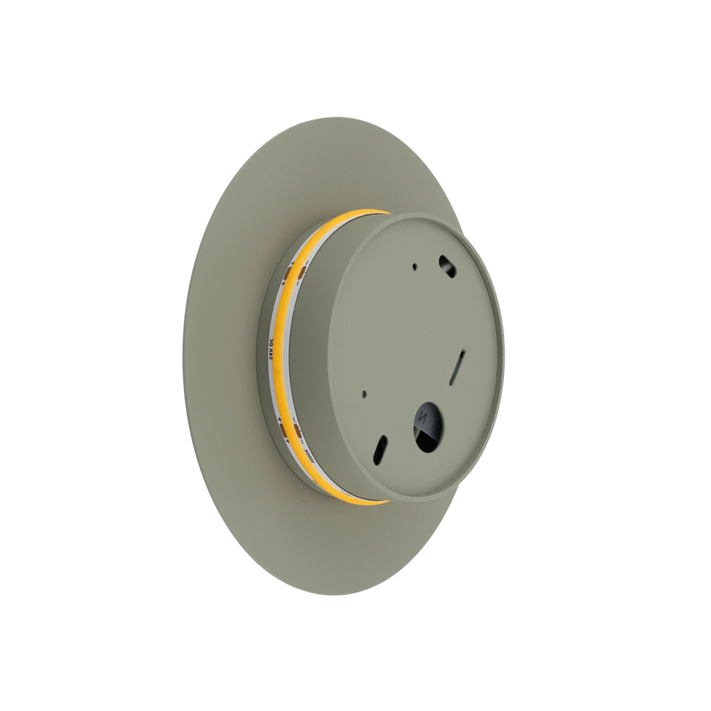 Nowodvorski Kinkiet RING LED 7W 220-230 50/60 - Stal lakierowana - Szałwiowy 12663