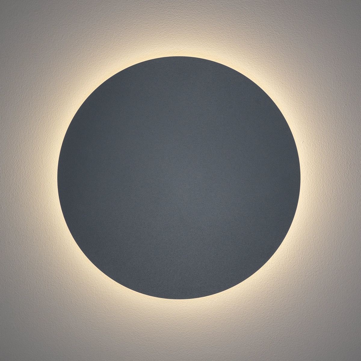 Nowodvorski Kinkiet RING LED 13W 220-230 50/60 - Stal lakierowana - Szary błękit 12664 - lampa włączona