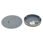 Nowodvorski Kinkiet RING LED 10W 220-230 50/60 - Stal lakierowana - Szary błękit 12665
