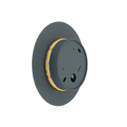 Nowodvorski Kinkiet RING LED 7W 220-230 50/60 - Stal lakierowana - Szary błękit 12666