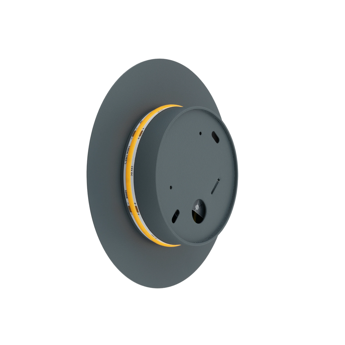 Nowodvorski Kinkiet RING LED 7W 220-230 50/60 - Stal lakierowana - Szary błękit 12666