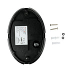 8W Plafon Owalny / IP54 / Barwa:3000K / Obudowa: Czarna