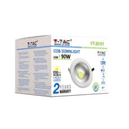 10W Oprawa wpuszczana reflektor LED / Barwa:3000K / HIGH LUMEN