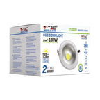 20W Oprawa wpuszczana reflektor LED / Barwa:6400K / HIGH LUMEN