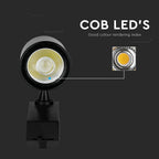 35W Lampa LED na szynoprzewód / Barwa:6000K / Obudowa: Czarna