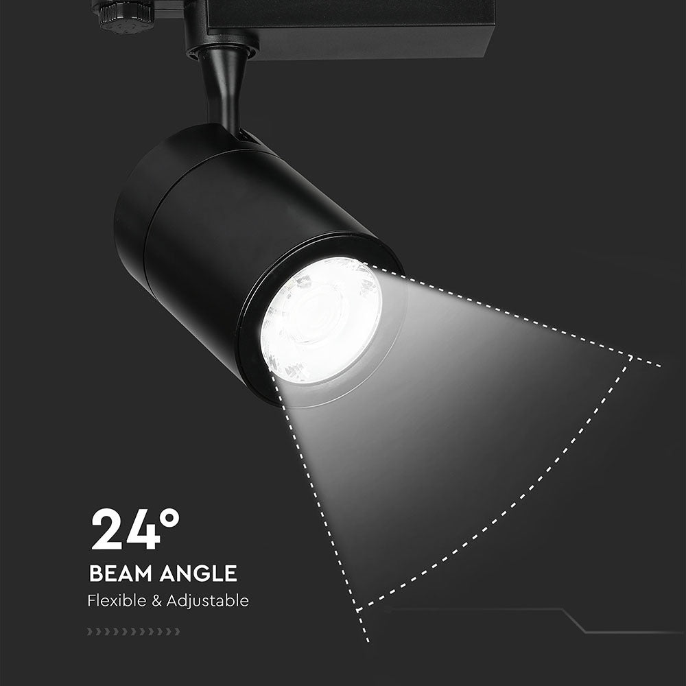 35W Lampa LED na szynoprzewód / Barwa:6000K / Obudowa: Czarna