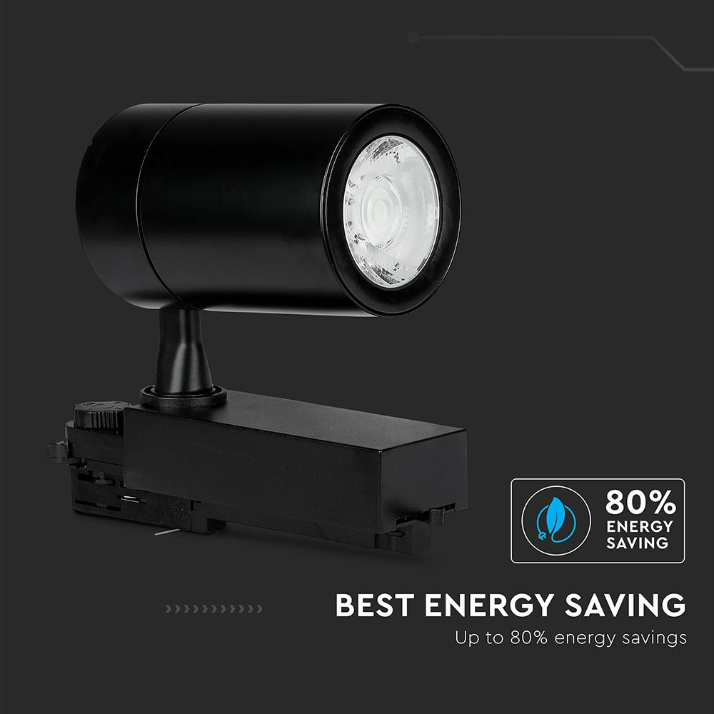 35W Lampa LED na szynoprzewód / Barwa:4000K / Obudowa: Czarna