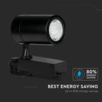 35W Lampa LED na szynoprzewód / Barwa:4000K / Obudowa: Czarna