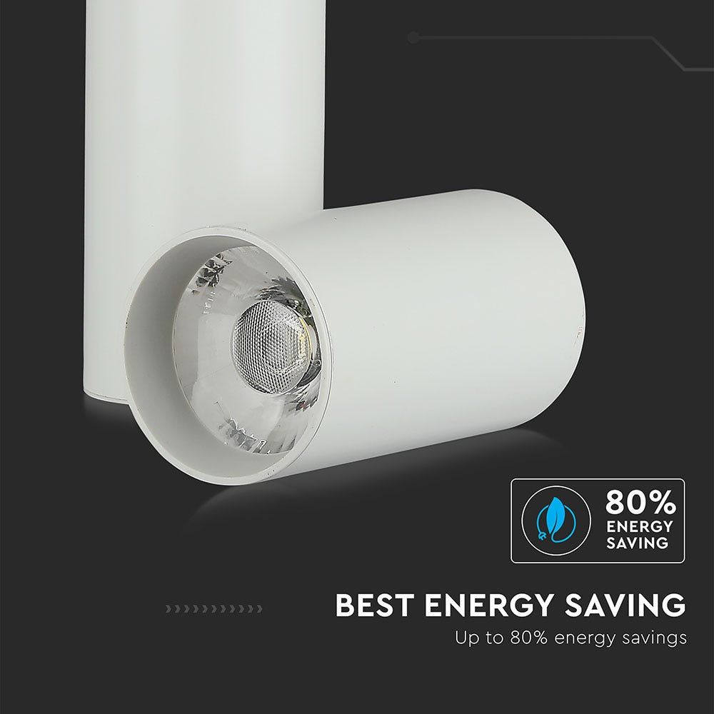 30W Lampa LED na szynoprzewód / Barwa:6400K / Obudowa: Biała / 5 Lat gwarancji