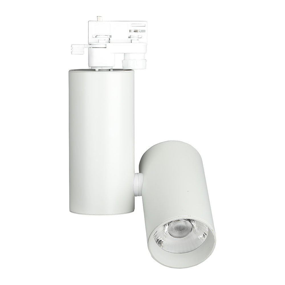 30W Lampa LED na szynoprzewód / Barwa:6400K / Obudowa: Biała / 5 Lat gwarancji