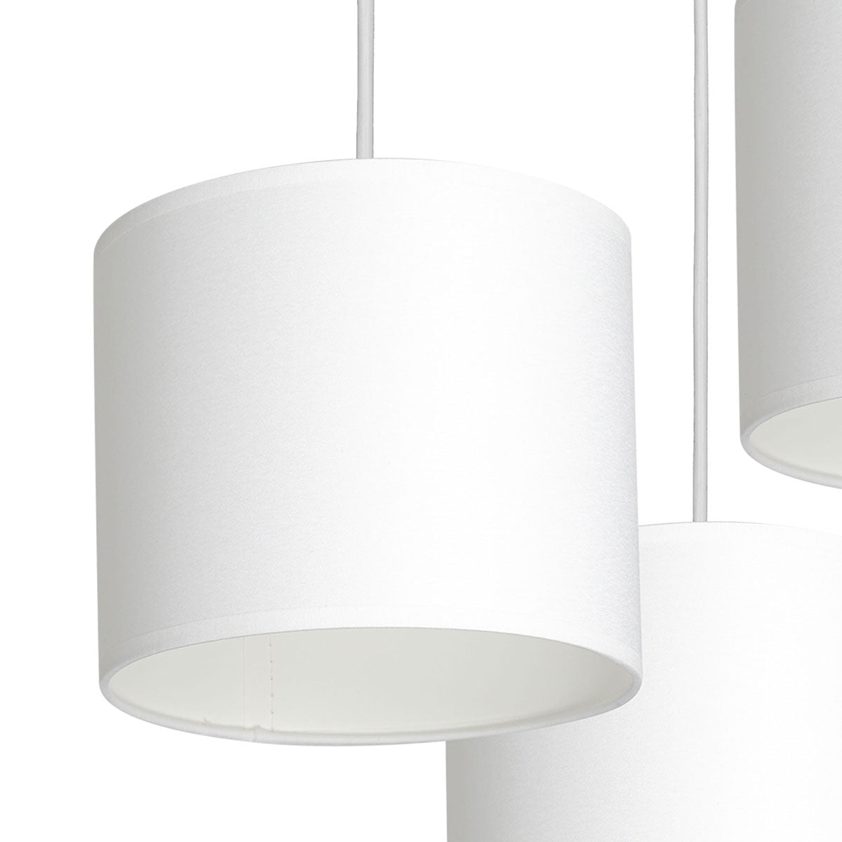 żyrandol Arden talerz dia 300, white, cylinder shade dia 180, h 150 white 3xE27