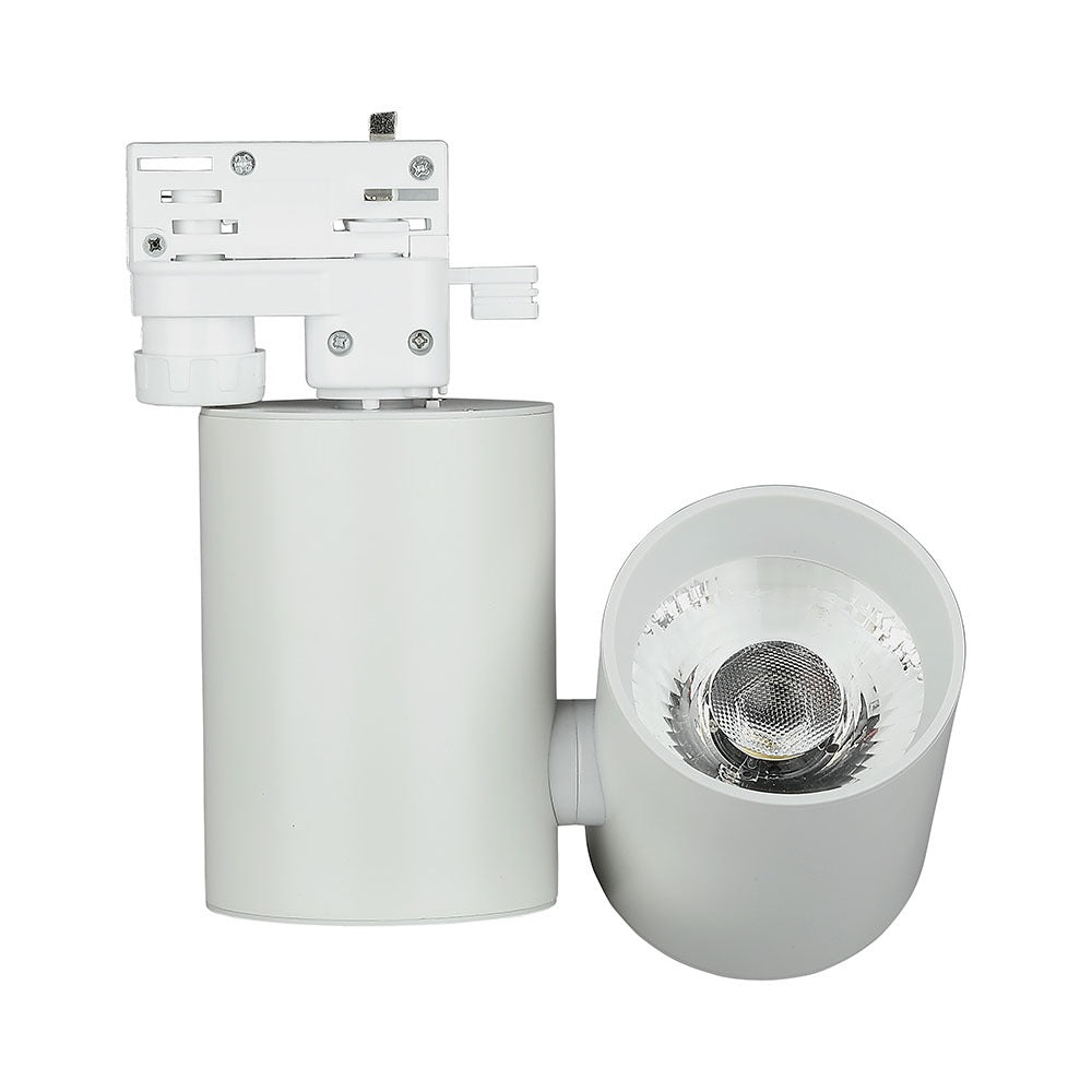 15W Lampa LED na szynoprzewód / Barwa:6400K / Obudowa: Biała / 5 Lat gwarancji