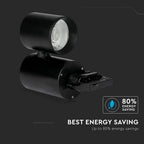 15W Lampa LED na szynoprzewód / Barwa:6400K / Obudowa: Czarna / 5 Lat gwarancji