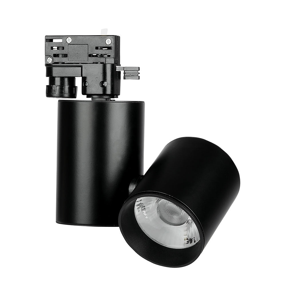 15W Lampa LED na szynoprzewód / Barwa:6400K / Obudowa: Czarna / 5 Lat gwarancji