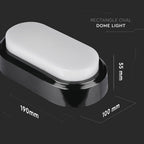 8W / Plafon LED / Barwa:3000K / Obudowa: Czarna