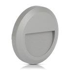 2W Oprawa Schodowa LED / Barwa:4000K / Obudowa: Szara / Okrągły
