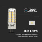 3.2W Żarówka LED / Chip SAMSUNG / Barwa:4000K / Trzonek:G4