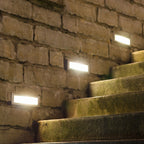 3W Oprawa Schodowa LED / Barwa:3000K / Obudowa: Biała / Kwadrat