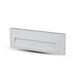 3W Oprawa Schodowa LED / Barwa:4000K / Obudowa: Biała / Kwadrat