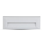 3W Oprawa Schodowa LED / Barwa:3000K / Obudowa: Biała / Kwadrat