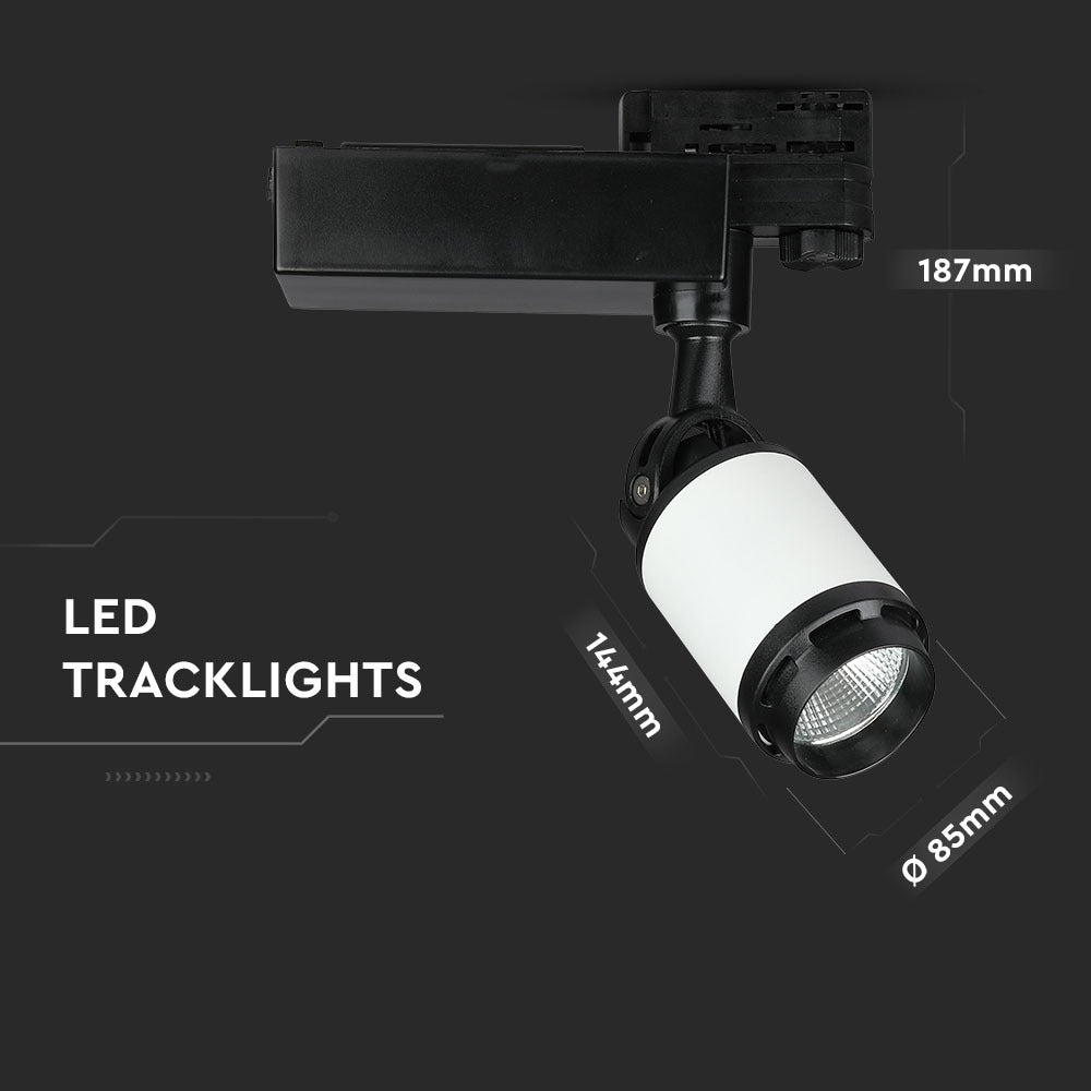 25W Lampa LED na szynoprzewód / Barwa: 3000k