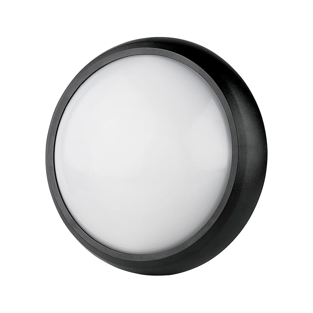 12W Plafon LED Okrągły / IP54 / Barwa:3000K / Obudowa: Czarna