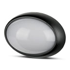 12W Plafon Owalny / IP54 / Barwa:6400K / Obudowa: Czarna