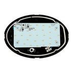 12W Plafon Owalny / IP54 / Barwa:6400K / Obudowa: Czarna