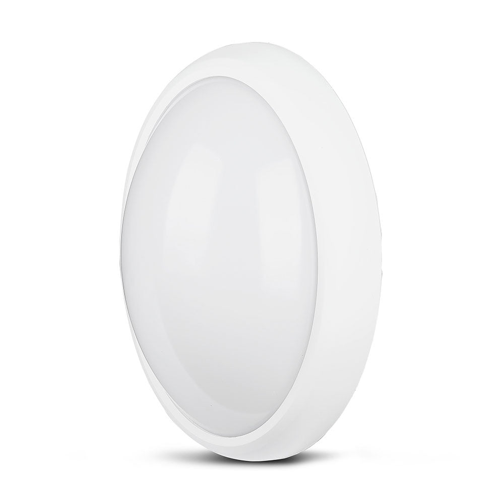 12WPlafon LED Owalny / IP54 / Barwa:3000K / Obudowa: Biała