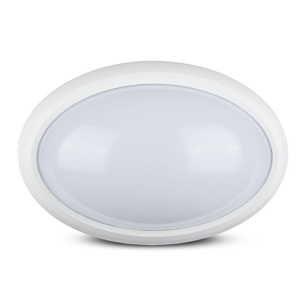 12WPlafon LED Owalny / IP54 / Barwa:3000K / Obudowa: Biała