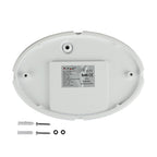12WPlafon LED Owalny / IP54 / Barwa:3000K / Obudowa: Biała