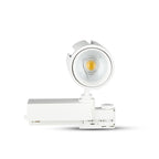 35W LED Tracklight/ Barwa:6400K / Obudowa: Biała / 5 Lat gwarancji