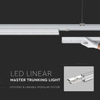 50W Lampa Liniowa LED / Barwa:4000K / Kąt 90'