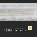 50W Lampa Liniowa LED z łączeniem / Barwa:4000K / Podwójna asymetryczna soczewka