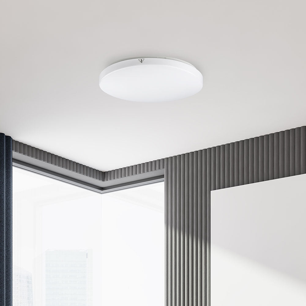 15W Plafon LED / IP44 / Chip Samsung / Barwa:6500K / Klosz PC / Okrągły