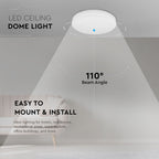 15W Plafon LED / IP44 / Chip Samsung / Barwa:3000K / Klosz PC / Okrągły