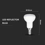 6W R50 Żarówka LED / Chip SAMSUNG / Barwa:3000K / Trzonek:E14