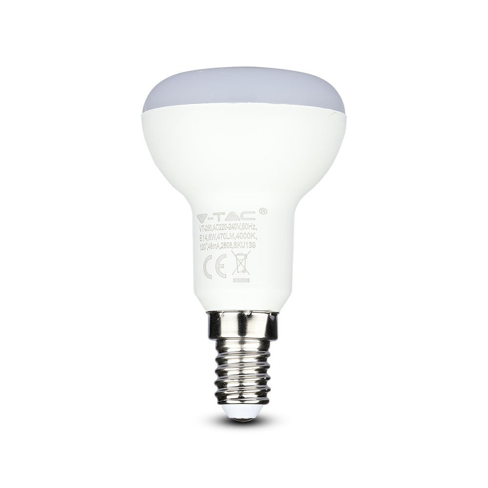 6W R50 Żarówka LED / Chip SAMSUNG / Barwa:3000K / Trzonek:E14