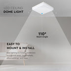 15W Plafon LED / Barwa:3000K / Kwadrat