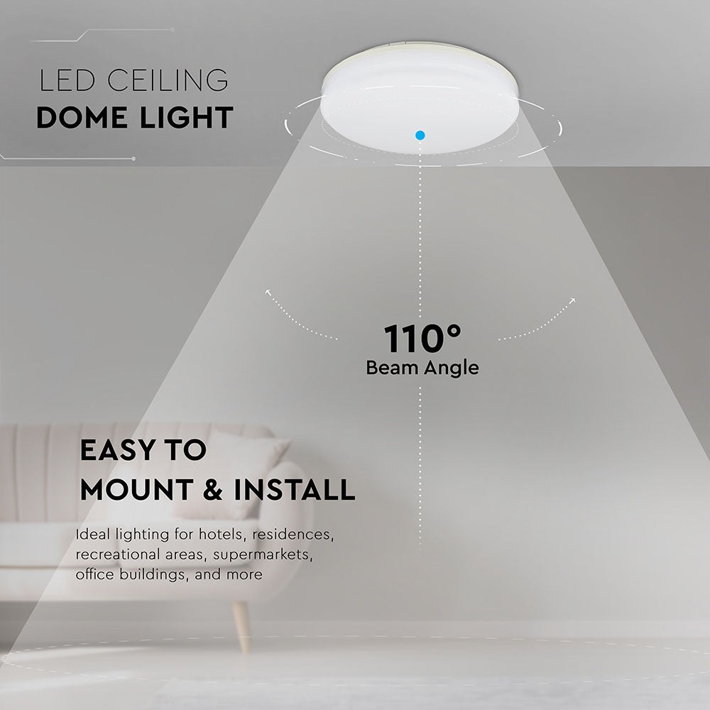 25W Plafon LED / Barwa:6500K / Okrągły