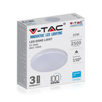 25W Plafon LED / IP44 / Chip Samsung / Barwa:3000K / Klosz PC / Okrągły