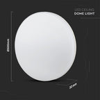 25W Plafon LED / IP44 / Chip Samsung / Barwa:6500K / Klosz PC / Okrągły