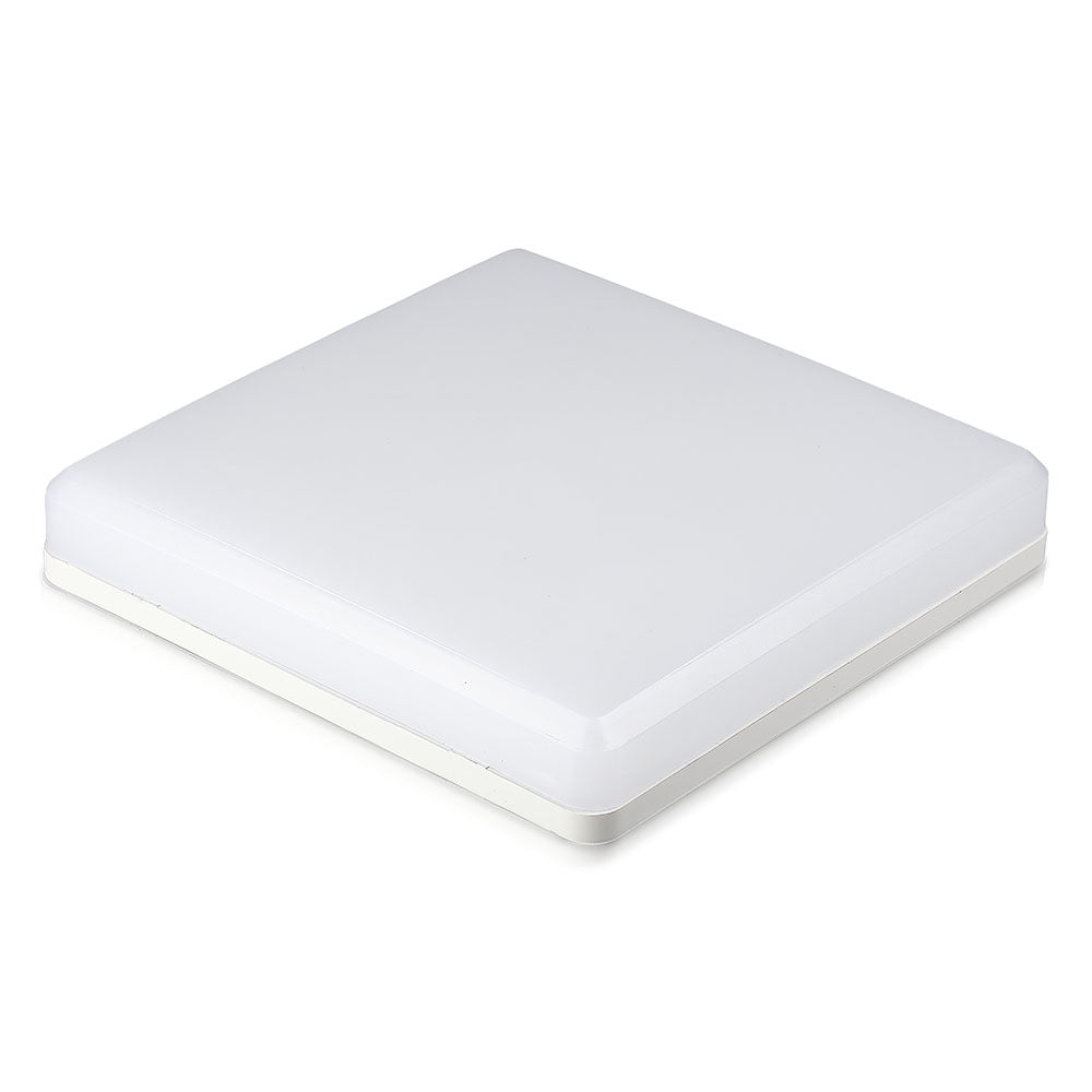 25W Plafon LED / IP44 / Chip Samsung / Barwa:3000K / Klosz PC / Kwadrat